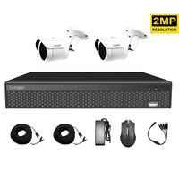 Комплект вуличного відеоспостереження на 2 камери Longse XVRA2004D2M200, 2 Мп, Full HD 1080P