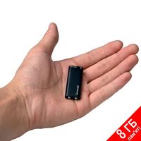 Міні диктофон з активацією голосом Savetek R01, 8 Гб, Mp3, VOX, 8 годин запису