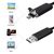 USB ендоскоп для смартфона і ноутбука HD 480P Kerui 651H, 1 метр, 5.5 мм, жорсткий кабель, зображення 7