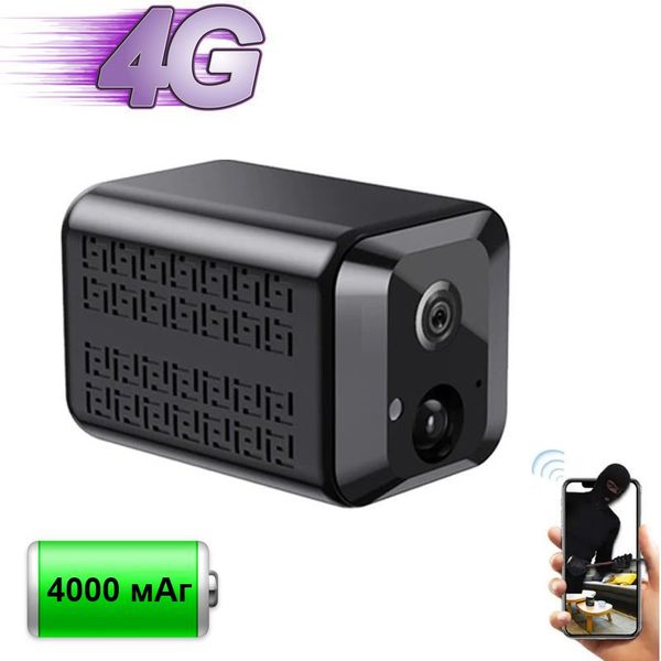 4G міні камера відеоспостереження Nectronix T10, Full HD 1080P, датчик руху, акумулятор 4000 мАч