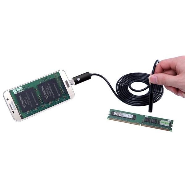 USB ендоскоп для смартфона і ноутбука HD 480P Kerui 555S, 5 метрів, 5.5 мм, м'який кабель, зображення 2 USB ендоскоп для смартфона і ноутбука HD 480P Kerui 555S, 5 метрів, 5.5 мм, м'який кабель, зображення 2