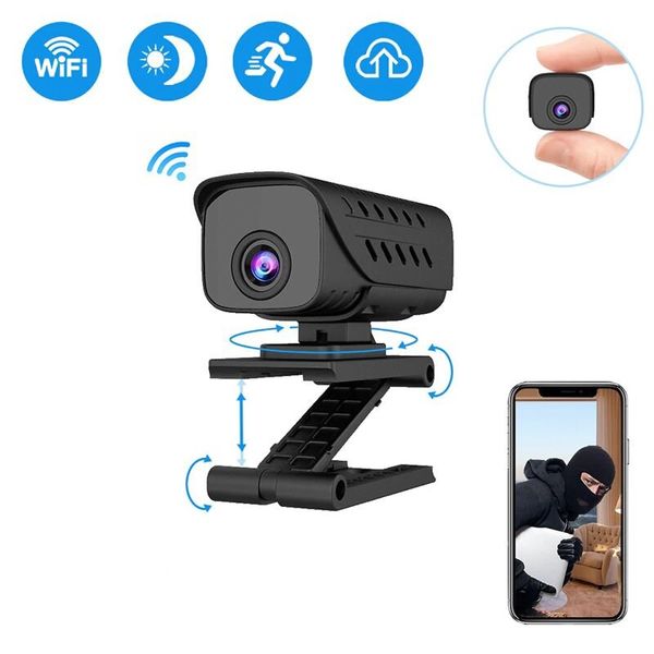 Міні камера WIFI 1 МП, HD 720P з невидимою підсвіткою до 8 метрів ZTour T9, без акумулятора