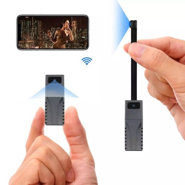 Міні камера wifi безпровідна з виносним об'єктивом Konlen D20, HD 1080P, 2 об'єктиви