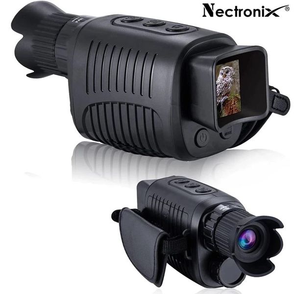 Монокуляр нічного бачення ПНВ Nectronix NVM-200, запис відео, 5Х зум, ІЧ підсвітка до 200 метрів