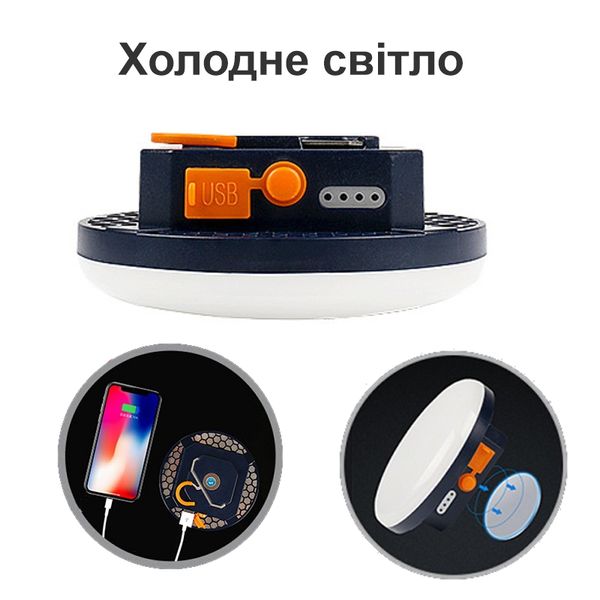 Ліхтар для кемпінгу та надзвичайних ситуацій з акумулятором 9900 мАг Nectronix YN-F03С (холодне світло)