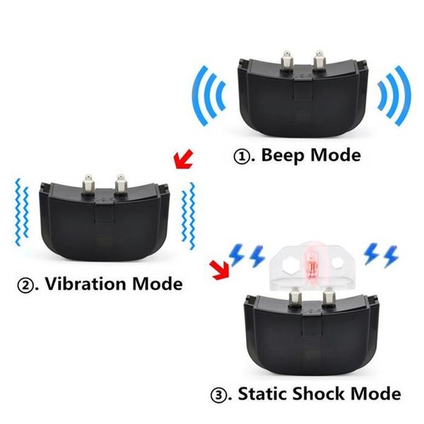 Електронашийник для собак з 2-ма нашийниками Petainer PET998DB-2, акумуляторні, для дресирування 2-х собак, зображення 4