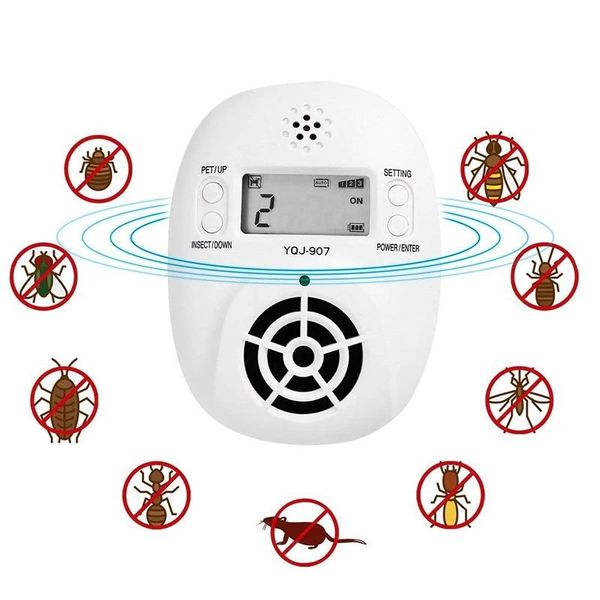 Внутрішній безпровідний паркан для собак + відлякувач комах та мишей 2 в 1 PET YQJ-907, зображення 2