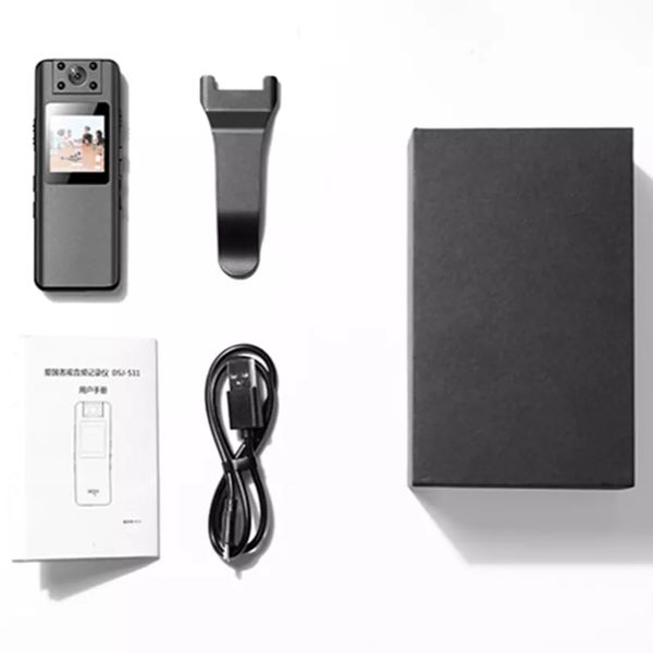 Міні камера - нагрудний відеореєстратор з поворотним об'єктивом, екраном та диктофоном Nectronix A22, зображення 7