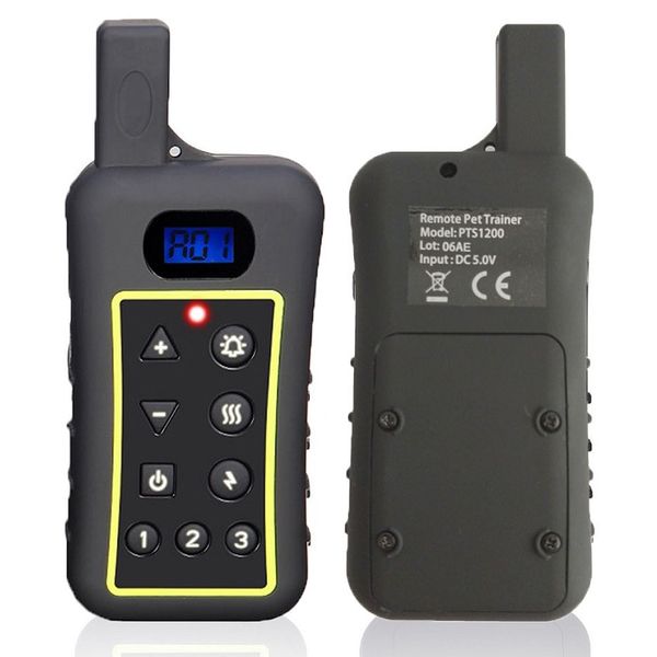 Електронний нашийник для великих собак + антилай 2в1 Trainertec PTS1200 водонепроникний до 1200 м, зображення 5