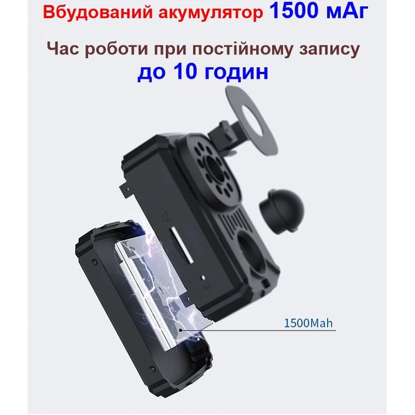 Міні камера з датчиком руху Nectronix MD31, Full HD 1080P, SD до 128 ГБ, акумулятор 1500мАч, зображення 3