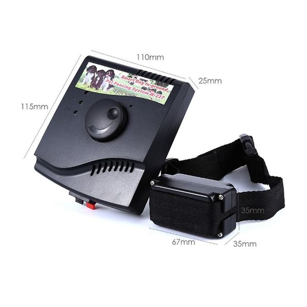 Електронний паркан для собак - електропастух з 1 нашийником на батарейці Крона Pet W-227B, провідний, зображення 6