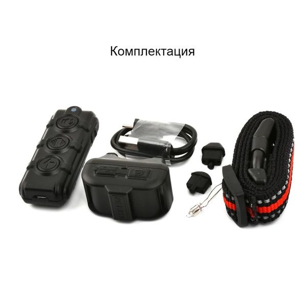 Електроошийник для собак дресирувальний c 3-ма великими кнопками DOBE DB61 для маленьких і середніх собак, червоний, зображення 7