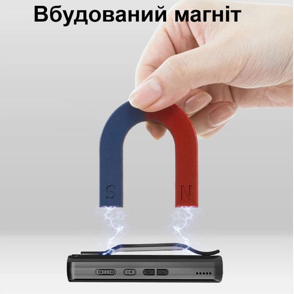 Міні камера - нагрудний відеореєстратор з поворотним об'єктивом, екраном та диктофоном Nectronix A22, зображення 5