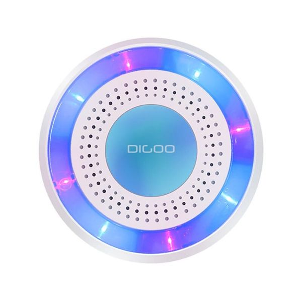 Бездротова сирена автономна для бездротових датчиків 433 мГц Digoo DG-ROSA, з акумулятором, зображення 2