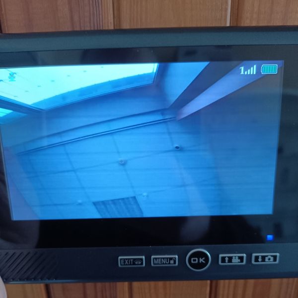 Безпровідний відеодомофон з датчиком руху, 7" дюймовим монітором Kivos KDB701 (УЦІНКА), зображення 7