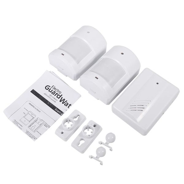 Безпровідний дверний дзвінок з 2-ма датчиками руху - оповіщувач Leshp DD1407-2, зображення 6