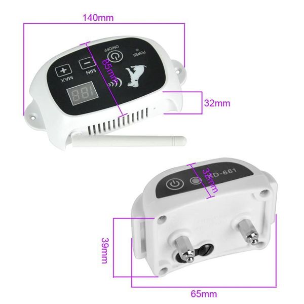 Бездротовий електронний паркан для собак Pet KD-661 з 1-м нашийником, білий, зображення 5