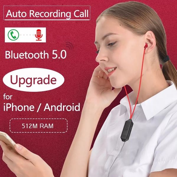 Bluetooth диктофон для запису телефонних розмов - гарнітура Waytronic WT-RS1, Iphone & Android App, зображення 2