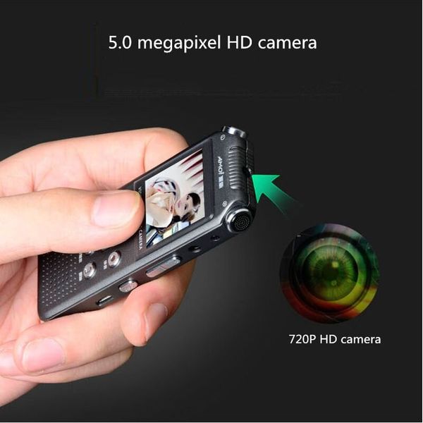 Диктофон + відеореєстратор + фотоапарат 3в1 Amoi E730, міні, WAV до 768 кбіт / с, AVI до 720p, метал, зображення 4