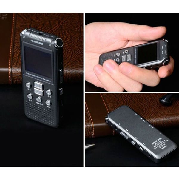 Диктофон + відеореєстратор + фотоапарат 3в1 Amoi E730, міні, WAV до 768 кбіт / с, AVI до 720p, метал, зображення 7