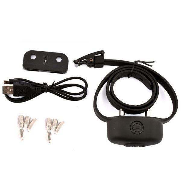 Електронний ошийник антилай для собак Pet Dog 300, водонепроникний, чорний, зображення 4