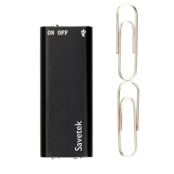 Міні диктофон Savetek 200, 8 Гб пам'яті, активація запису голосом VOX, до 96 годин запису, Оригінал, зображення 3