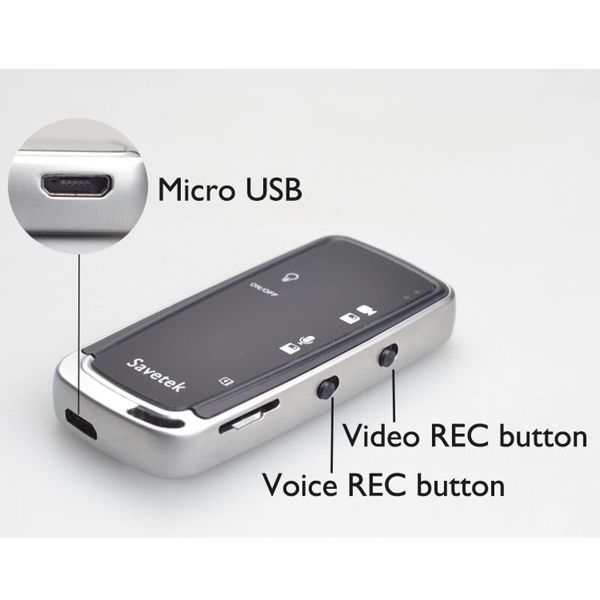 Міні камера брелок відеореєстратор з диктофоном Savetek GS-D50, FullHD 1080P, без пам'яті, зображення 6
