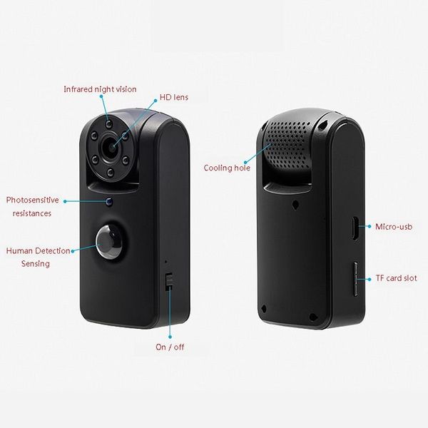 Міні камера з датчиком руху і записом на карту пам'яті Ztour W9, автономна робота до 30 днів, зображення 6