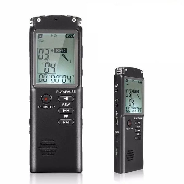 Диктофон цифровий з великим екраном DOITOP T-60, пам'ять 8 Гб, стерео, акумуляторний, зображення 3