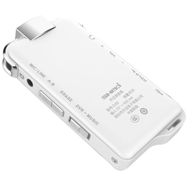 Професійний диктофон цифровий стерео PCM Shmci D30, 16 Гб пам'яті, 3 мікрофони, активація голосом, таймер, до 25 годин, зображення 5