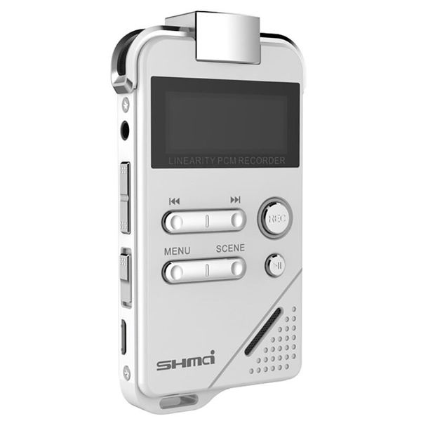 Професійний диктофон цифровий стерео PCM Shmci D30, 16 Гб пам'яті, 3 мікрофони, активація голосом, таймер, до 25 годин, зображення 2