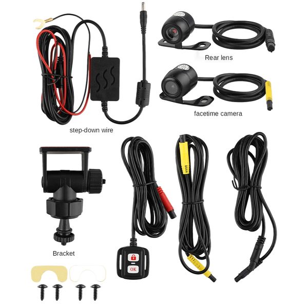 Відеореєстратор для мотоцикла на 2 камери з пультом управління FHD SE100, HD 720P, зображення 5