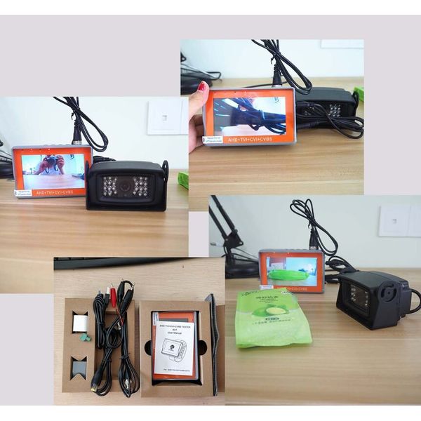 Відеотестер - портативний монітор для налаштування відеокамер Pomiacam IV5, AHD TVI CVI CVBS до 8 мегапікселів, зображення 6