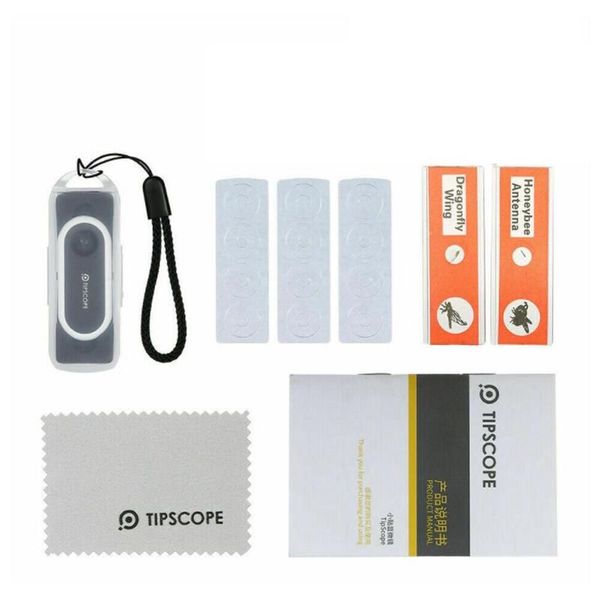 Мікроскоп для телефону смартфону зі збільшенням до 400x Tipscope TS-V1 c 2-ма зразками, зображення 7