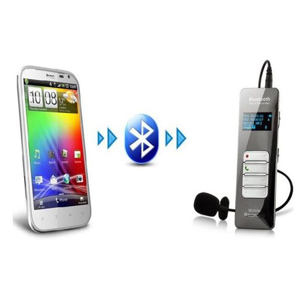 Bluetooth диктофон для запису телефонних розмов c мобільного телефону HNSAT DVR-188, 8 Гб пам'яті, зображення 2