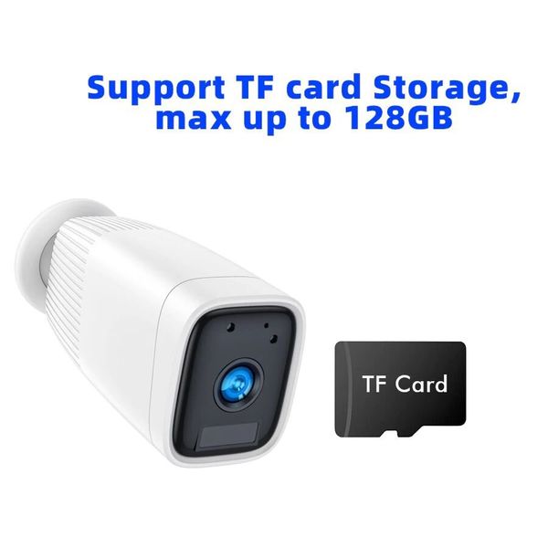 Wifi камера з величезним акумулятором 12000 мАг, до 1 місяця автономної роботи Nectronix ZC-PC206, вулична, із записом на SD до 128 Гб (біла), зображення 2