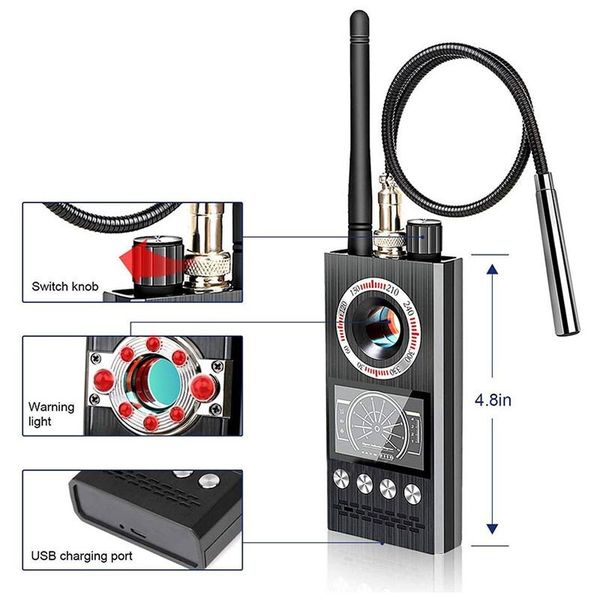 Детектор жучків, індикатор прослушки, пристрій для виявлення прихованих камер Protect K-68, зображення 3