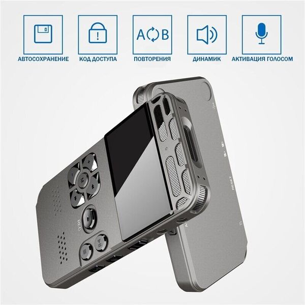 Диктофон цифровий професійний з активацією голосом Nectronix V35, пам'ять 8 Гб, SD карти до 64 Гб, MP3, зображення 5