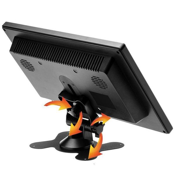 Автомобільний монітор в машину 10 дюймів для камери заднього виду Podofo K101, 1024х600, AV, HDMI, VGA, зображення 6