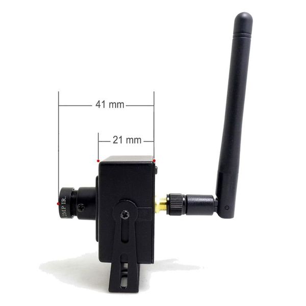 Міні wifi камера з датчиком руху і мікрофоном Jienuo 407SW, 2 мегапікселя HD1080P, металева, зображення 4