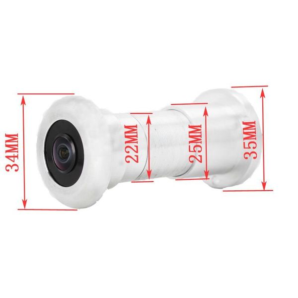 Відеоглазок wifi c датчиком руху, підсвічуванням і записом HQCam 405B, 2 Мп, сріблястий, зображення 3