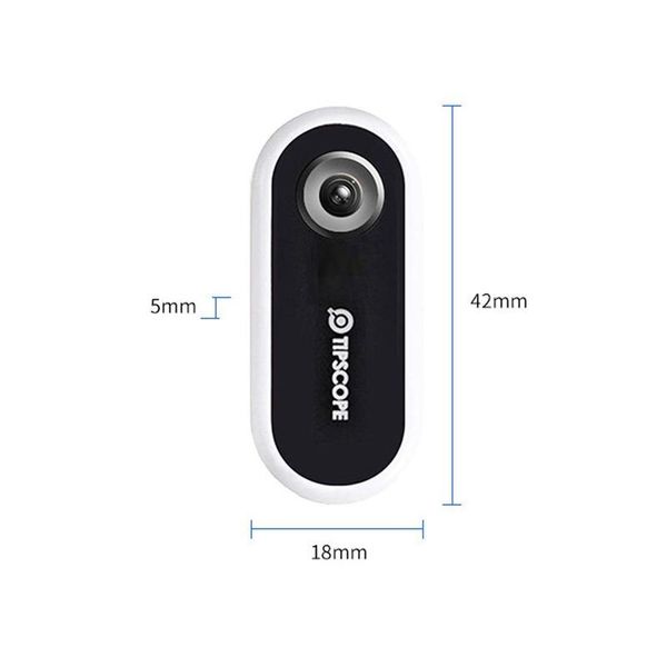 Мікроскоп для телефону смартфону зі збільшенням до 400x Tipscope TS-V1 c 2-ма зразками, зображення 6