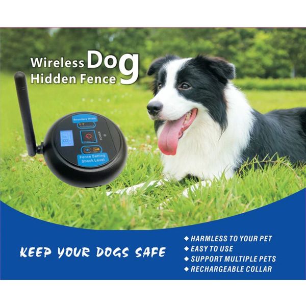 Безпровідний електронний паркан для собак Wireless Dog Fence WDF-600, з 2-ма нашийниками, зображення 5
