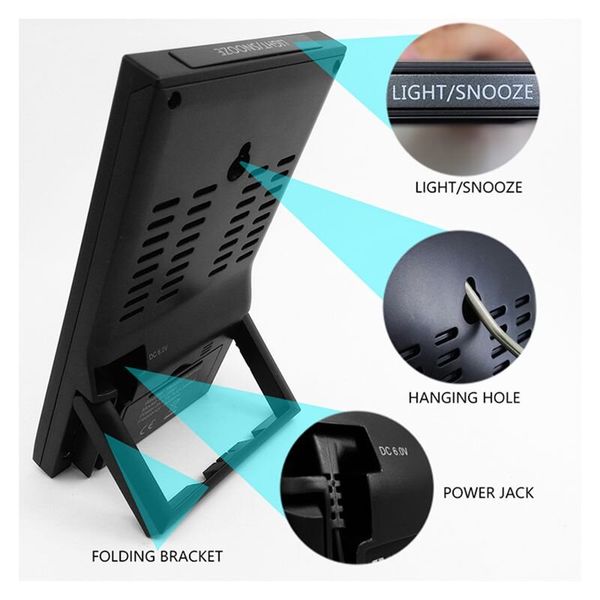 Домашня метеостанція з бездротовим датчиком, гігрометром і барометром Vlike VL2810, зображення 4