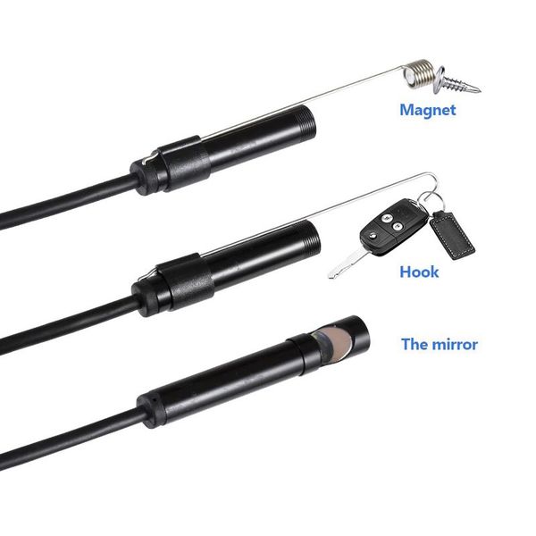 Ендоскоп для смартфона wifi бездротовий Kerui YPC99-1 метр, м'який кабель, 8 мм діаметр, зображення 6