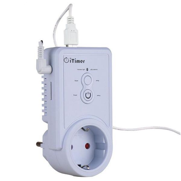 GSM розетка з датчиком температури c дистанційним управлінням через СМС Waytronic iTimer (російська версія), зображення 4