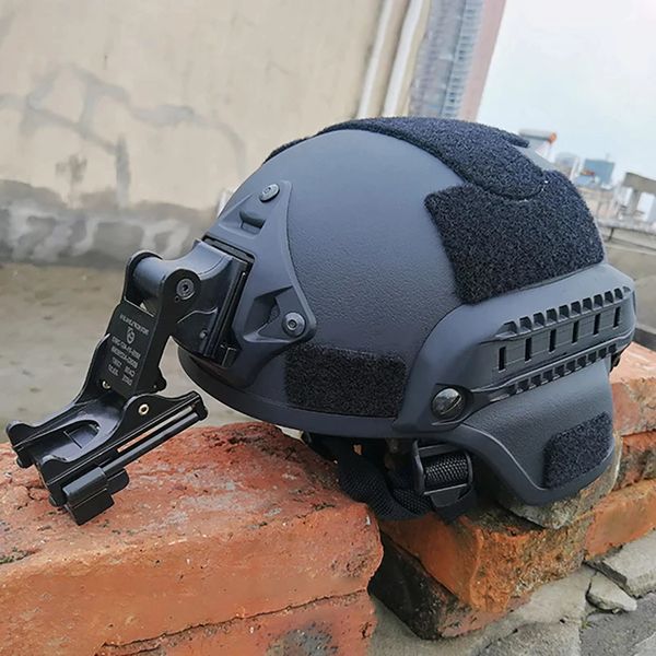 Кріплення для ПНБ на шолом з роз'ємом NVG - підйомний механізм для приладу нічного бачення, аналог Rhino mount, зображення 6 Кріплення для ПНБ на шолом з роз'ємом NVG - підйомний механізм для приладу нічного бачення, аналог Rhino mount, зображення 6