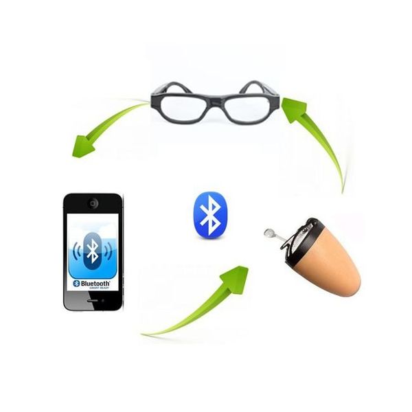 Микронавушник окуляри з bluetooth підключенням до телефону для складання іспитів TMD-400, зображення 3