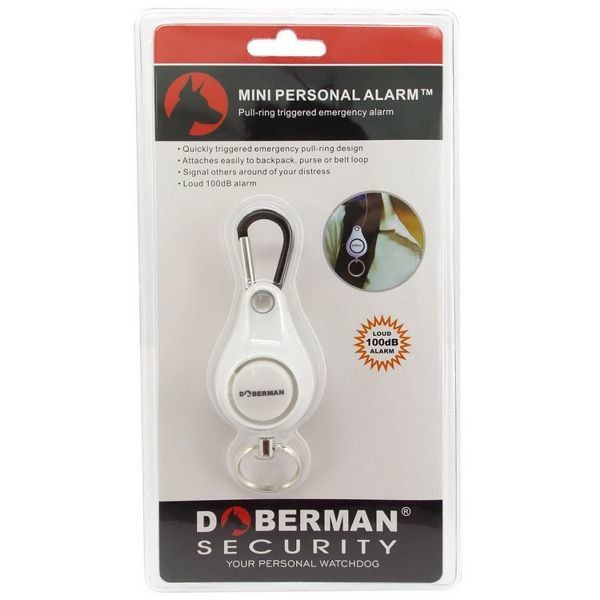 Персональна кишенькова сигналізація сирена для самозахисту Doberman Security SE-0120, біла, зображення 2 Персональна кишенькова сигналізація сирена для самозахисту Doberman Security SE-0120, біла, зображення 2