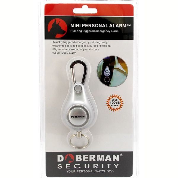 Персональна кишенькова сигналізація сирена Doberman Security SE-0120, срібна, зображення 2